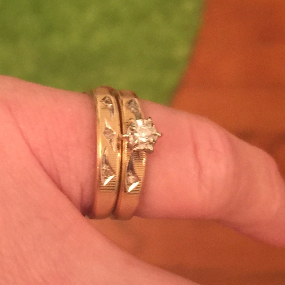 DIAMOND WEDDING SET
